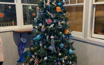 Congratulations to Joann Mederios for Winning this amazing Jimmy Buffet themed tree!