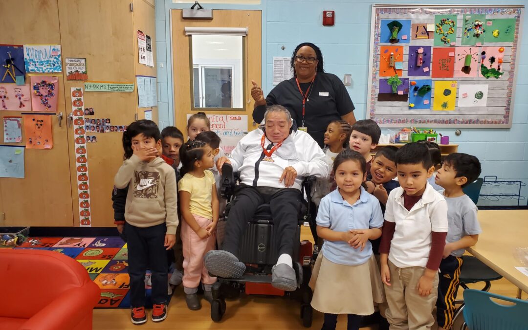 Great Team from “35O House” attends Community Helper Day at Prospect Elementary School